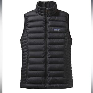 Patagonia Black Women's Down Sweater Vest Size Small Brand New with Tags